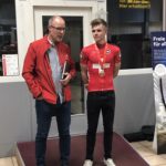 Apéro und Feier zum Schweizermeistertitel im Einzelzeitfahren U23 von Fabian Weiss